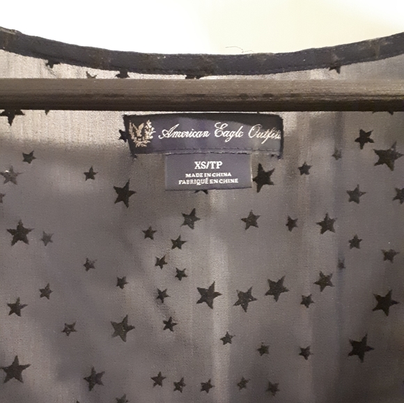 ⭐2/$25 EUC American Eagle Sheer Star Cami - Picture 3 of 4